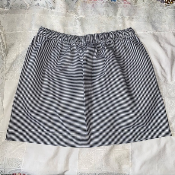 GAP Women’s Blue and white striped Mini Skirt with pockets. Size MED. NWT - Picture 4 of 6